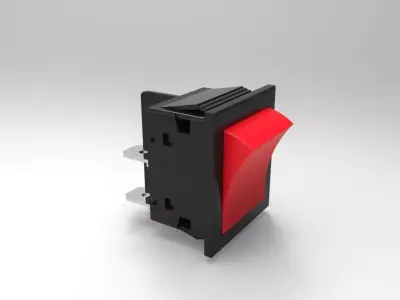 Rocker Switch Free 3D model
