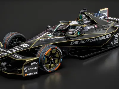  DS Racing Formula E Team 2025 Gen3 Evo Race Car 