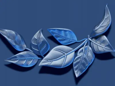 tree leaves 3D print model