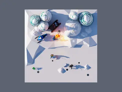 land 30A Low-poly 3D model