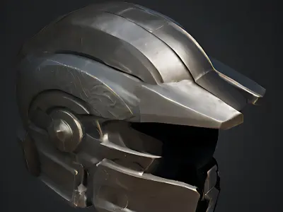 Spartan MJOLNIR Helmet HALO Free 3D print model
