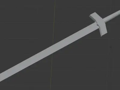 Wooden Sword 3D model