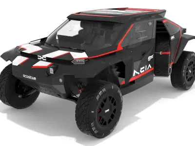 Dacia Sandrider Dakar Carbon 3D model