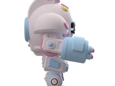 UWU Strike Force Heartbreaker Miniature for Tabletop games Free 3D print model