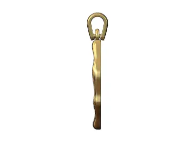 Bead crown wax seal pendant charm 3D print model