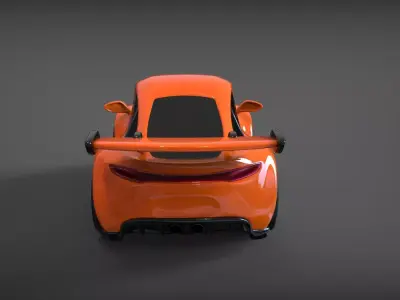 Porsche GT3 Toy Car Ready to Print 3D print model