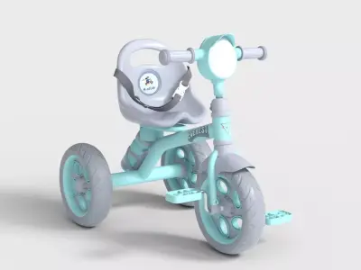 KIDS TRICYCLE Low-poly 3D model