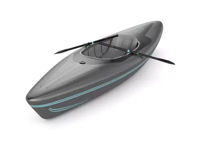 Dinghy 3D model 3