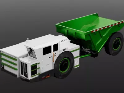 Articulated Dump Truck 3D model