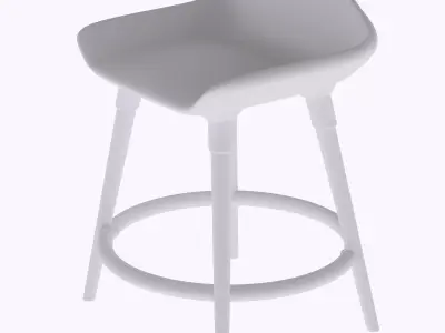 Dollhouse miniature Bar stool style 2  3D print model