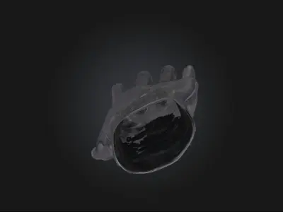 Gloved Hand Protective Handwear Model 3D model