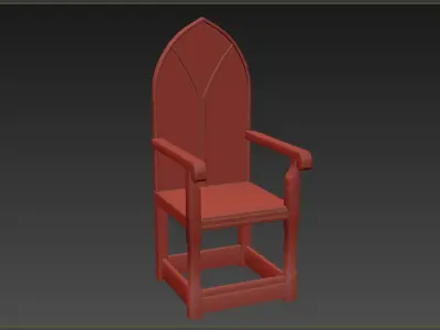 Medieval Rustic Low-poly 3D model