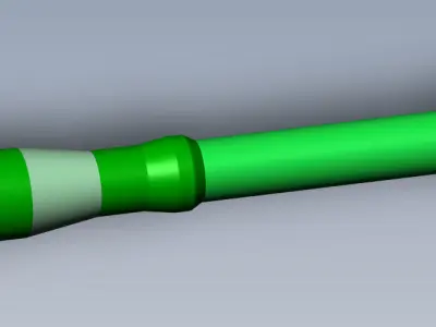 73mm PG 9 High Explosive Anti tank Rocket Projected Grenade 3D model