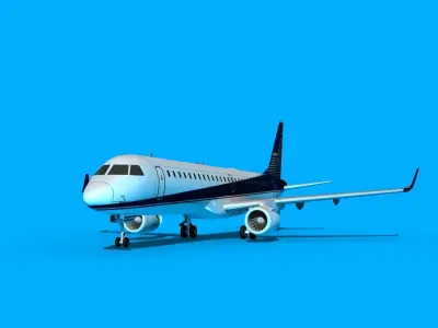 Embraer Emb-190 Factory 3D model