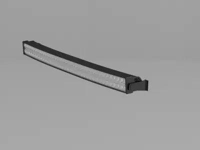 Led Bar Low-poly 3D model