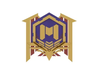 Call of duty mobile  Medal of Legendary Low-poly 3D model