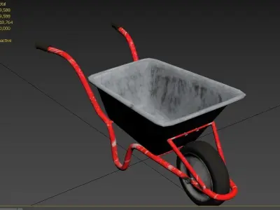 wheelbarrow Free 3D model by SalamSadeq