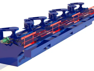 flotation machine 3D Model 3D model purchase