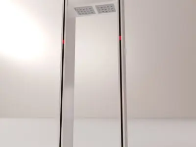 Metal Detector Gate 3D model