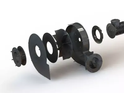 Centrifugal FAN 3D model