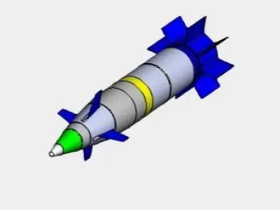 Howitzer Shell Concept 3D model
