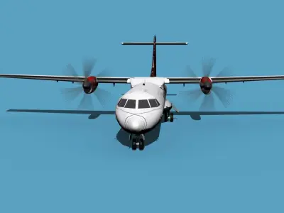 ATR  ATR-72-600 Logan Air 3D model