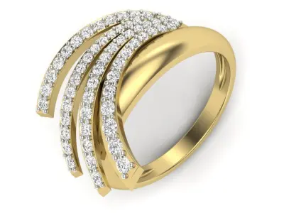 Women ring 3dm Render details 3D print model