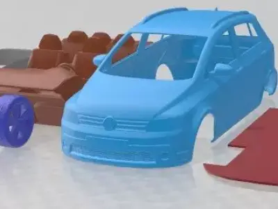 Volkswagen Cross Golf 2011 Printable Car 3D print model