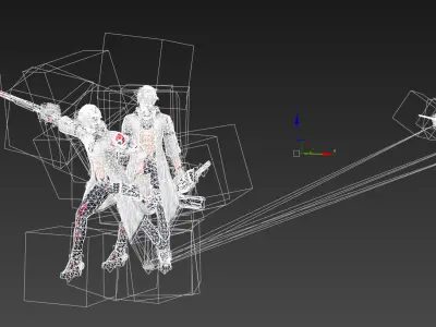 Swordsman 3D model