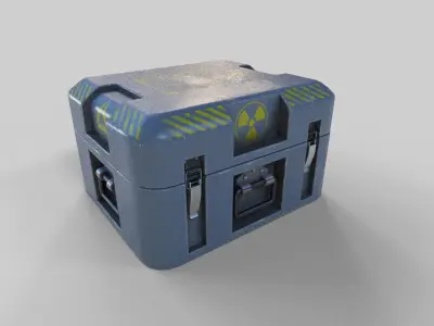 Old Crate Low-poly 3D model