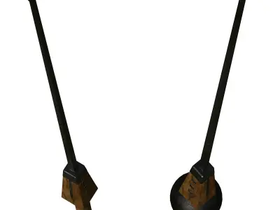 Roman Spear - Pilum Low-poly 3D model purchase