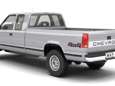 CHEVROLET SILVERADO 2500 1988 3D model