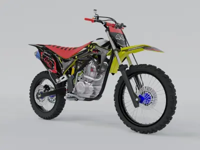 KAWASAKI KLX 2012 3D model