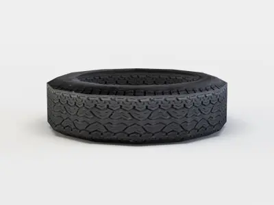 Tire Low-poly 3D model