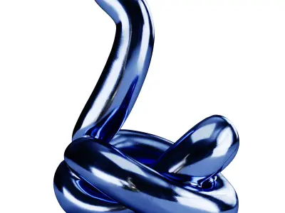 Balloon Swan Sculpture 3D model purchase