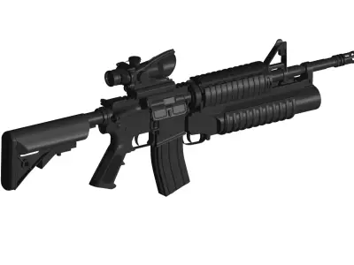 Colt M4A1  3D model