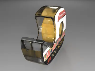 Tape Dispenser 3D model