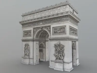  Arc de Triomphe Paris - photogrammetry 
