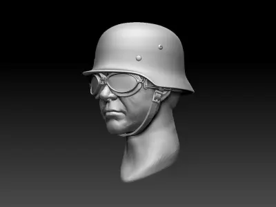 helmet 3D print model get