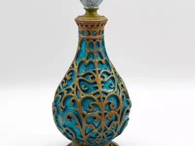 ROYAL MANA DECANTER AND LID 3D print model