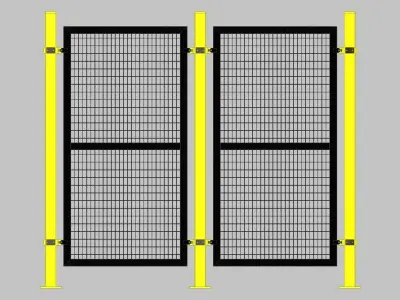 26348-SAFETY FENCE 8 UNIT 3D model