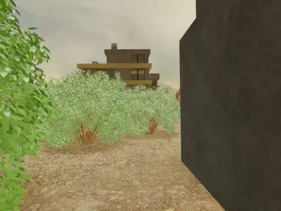 Construction Site Overview 3D model