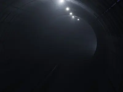 subway tunnel 3D model shop
