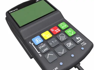 HBE 300 Hand-Held Control Unit Low Poly Low-poly 3D model