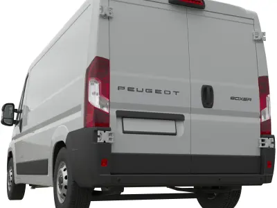 2024 Peugeot BOXER  L2H1 Detailed interior 3D model