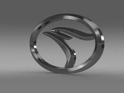 soueast logo 3D model by Sergey