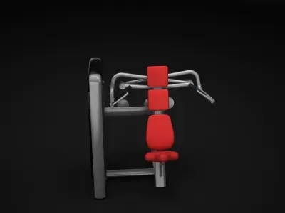 Chest Incline Machine 3D model