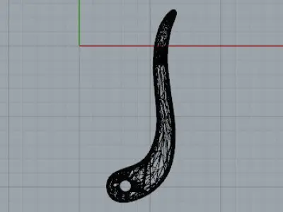 Orecchino modello E Free 3D model