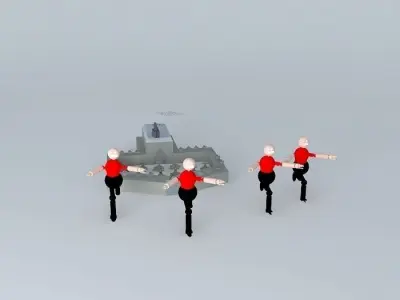 big army Free 3D model