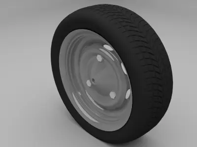 Dacia Wheel 3D model